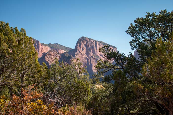 A mountain in the Kolob Canyons, part of Zion National Park