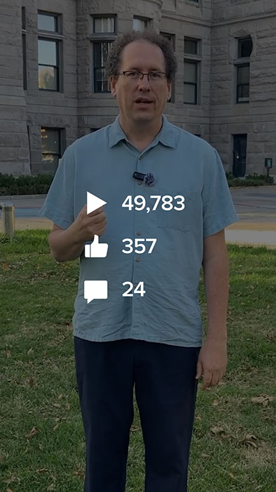 Video thumbnail with stats: 49,783 views, 357 likes, 24 comments