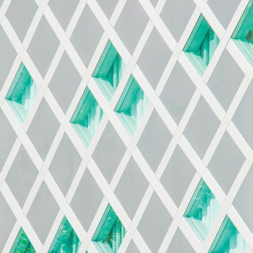 Green diamond pattern